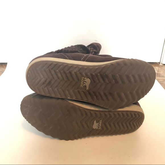 Sorel Womens Weatherproof Firenzy Suede Tall Boots - Picture 6 of 6